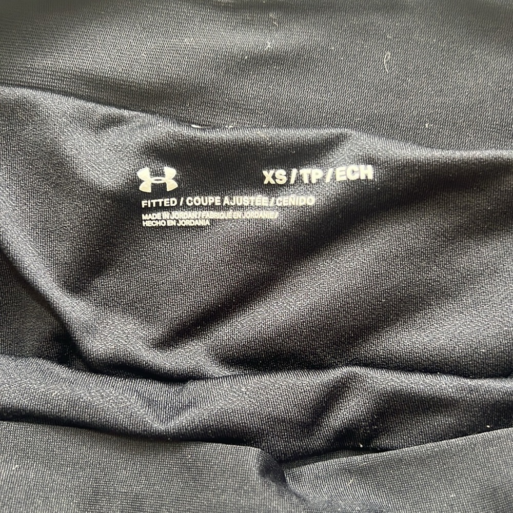 Under Armour Black and Gray Women's Shorts - Picture 3 of 3